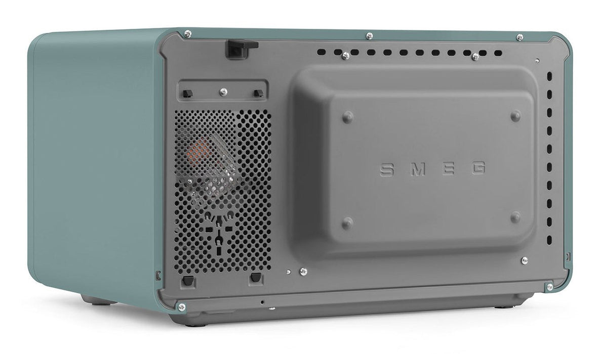 Microondas Smeg Con Grill Moc01egmeu, 4 Funciones, 1900w, Verde Esmeralda Mate