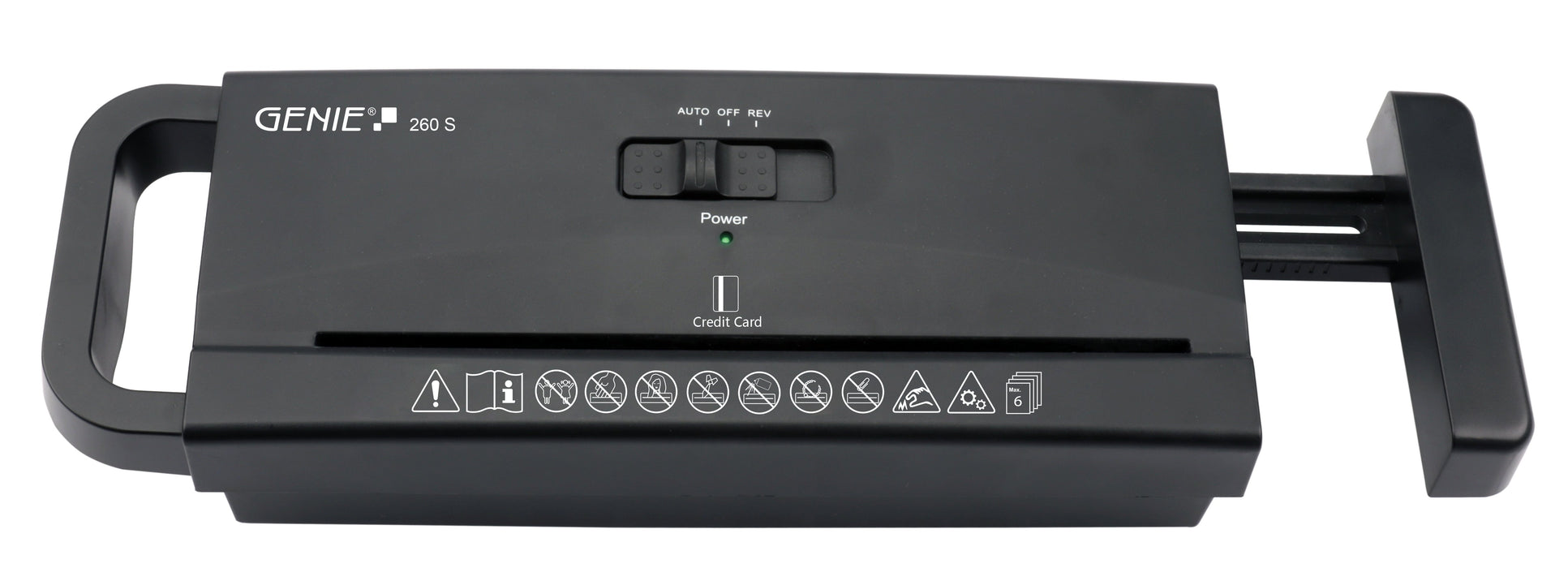 EAN 4030152952472 - Genie 260 S triturador de papel Corte en tiras 73 dB Negro imagen 2