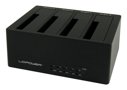 EAN 4260070126635 - LC-Power LC-DOCK-U3-4B base de conexión para disco duro USB 3.2 Gen 1 (3.1 Gen 1) Type-A Negro imagen 1