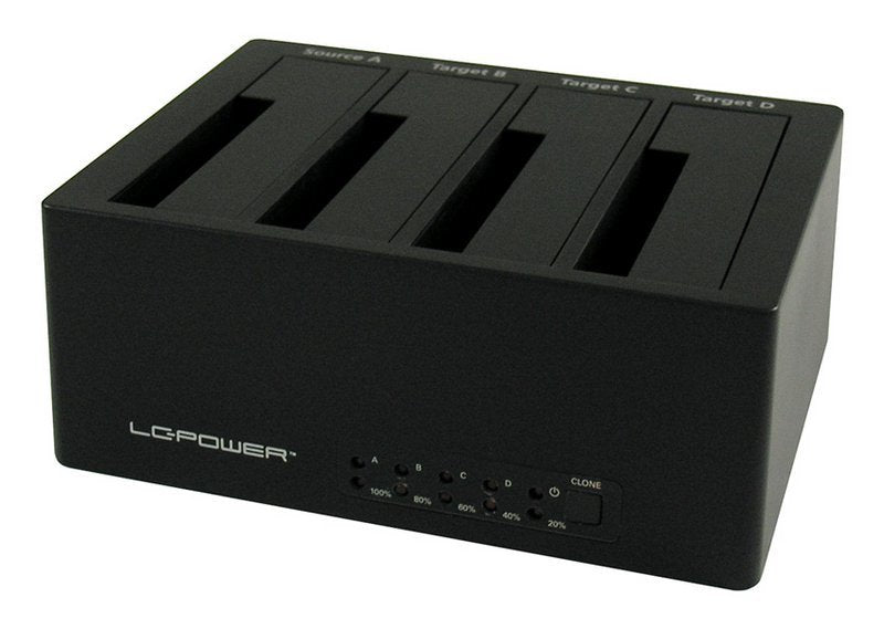 EAN 4260070126635 - LC-Power LC-DOCK-U3-4B base de conexión para disco duro USB 3.2 Gen 1 (3.1 Gen 1) Type-A Negro imagen 1