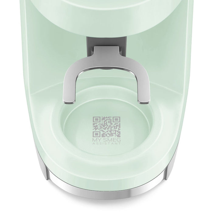 Molinillo De Café Smeg Cgf03pgeu, 15 Grados De Molienda, Depósito De 240 G, 150 W, Verde Claro.