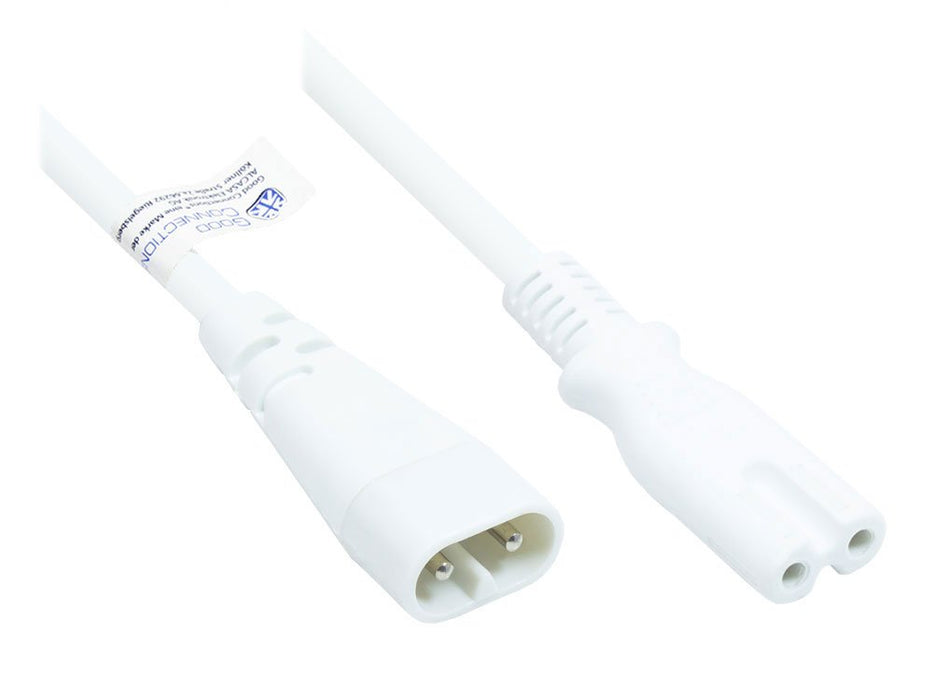 EAN 4014619169481 - Alcasa P0870-W020 cable de transmisión Blanco 2 m C8 acoplador C7 acoplador imagen 1