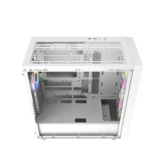 EAN 4719512146910 - Cooler Master MasterBox 600 White Lite Midi Tower Blanco, Transparente imagen 3