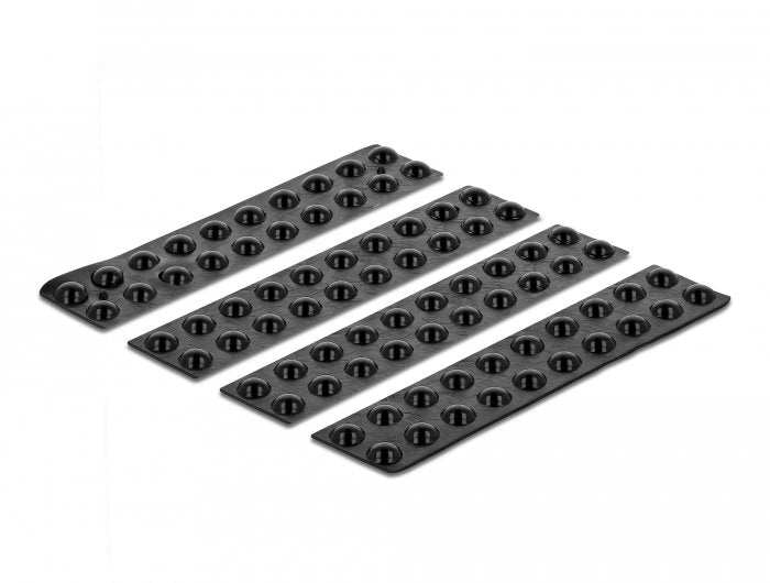 Gummifüsse Rund Selbstklebend 6 X 2 Mm 80 Stück Schwarz