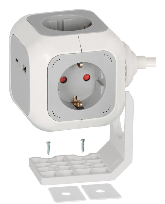 Brennenstuhl Cubo De Enchufes 4vías+Usb Pd20w A+C 1,4m