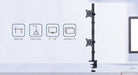 EAN 8716309127592 - Gembird MA-D2-02 soporte para monitor 81,3 cm (32") Escritorio Negro imagen 12