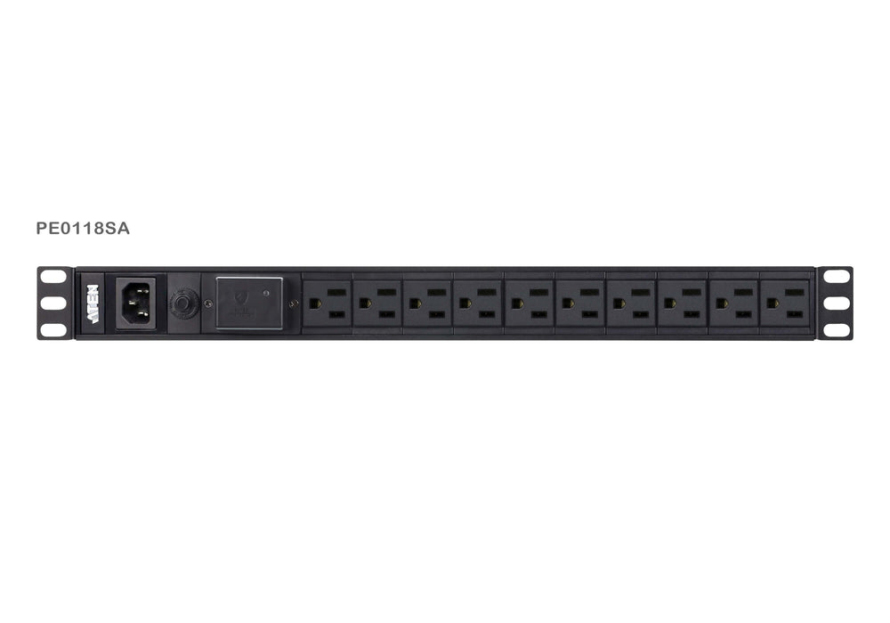 EAN 4719264648908 - ATEN PE0118SG unidad de distribución de energía (PDU) 18 salidas AC Negro imagen 1