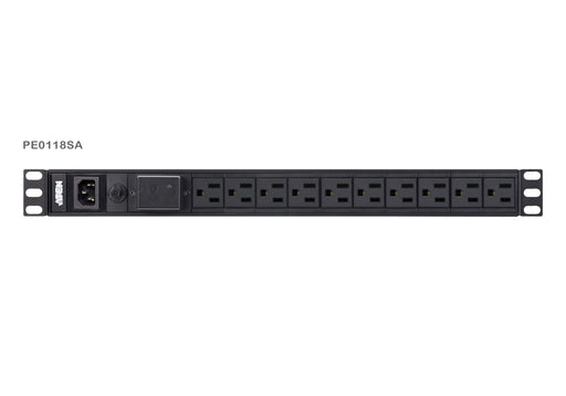 EAN 4719264648908 - ATEN PE0118SG unidad de distribución de energía (PDU) 18 salidas AC Negro imagen 1