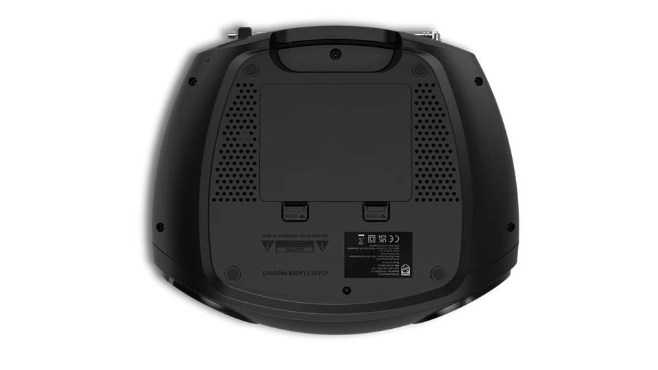 Radio Cd Philips Taz2000b 3w Rms Con Cable Con Pilas Negra