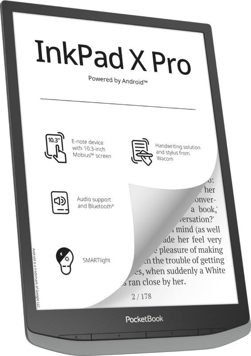 EAN 7640152090189 - PocketBook InkPad X Pro lectore de e-book Pantalla táctil 32 GB Wifi Gris imagen 4