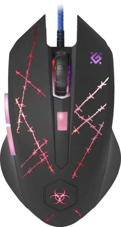 EAN 4714033520201 - Defender Forced GM-020L ratón Juego Ambidextro USB tipo A Óptico 3200 DPI imagen 1