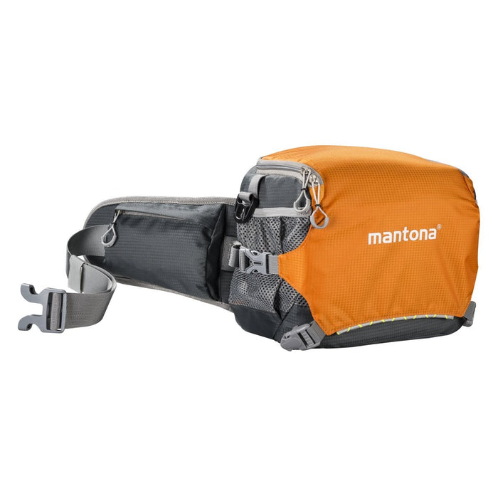 EAN 4250234505833 - Mantona 20583 estuche para cámara fotográfica Estuche con correa de transporte Gris, Naranja imagen 1