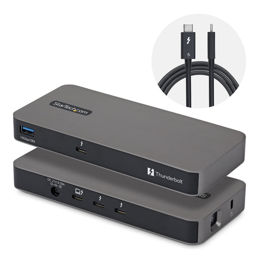 EAN 0065030925709 - StarTech.com 303UE-TB5-HUB hub de interfaz Thunderbolt 5 80 Mbit/s Gris imagen 1