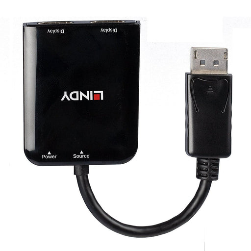 EAN 4002888384308 - Lindy 38430 hub de interfaz DisplayPort 21600 Mbit/s Negro imagen 2