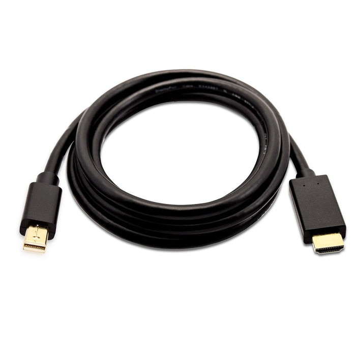 V7 Mini Displayport Macho A Hdmi Macho, 2 Metros, Unidireccional Desde Displayport Color Negro, Máxima Resolución De Vídeo De 1080p