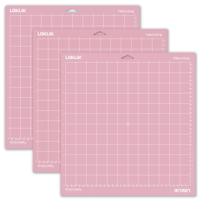 Loklik Cutting Mat Fabric Grip - 3er Pack *Rosa*