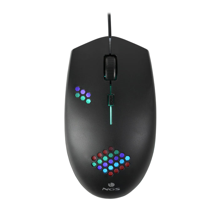 EAN 8435430618211 - NGS GMX-120 ratón Juego Ambidextro USB tipo A Óptico 1200 DPI imagen 1