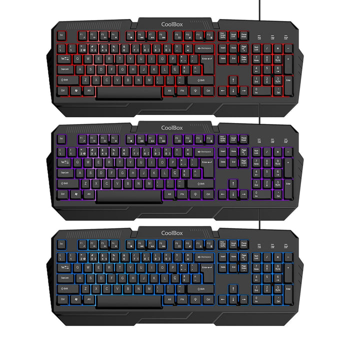 EAN 8436624423642 - CoolBox COO-KTRAA-15PT teclado Ratón incluido Juego USB Portugués Negro imagen 2