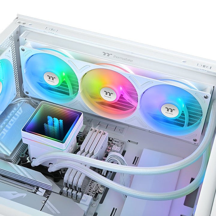 K Thermaltake Th360 V3 Argb Sync Aio Snow Edition