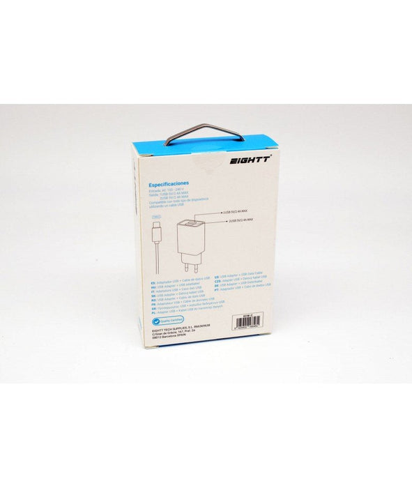 Eightt Cargador Ecw-C Smartphone Tablet Type C 5v 2.4a