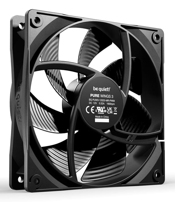 EAN 4260052193877 - be quiet! Pure Wings 3 120 mm PWM Triple Pack Carcasa del ordenador Ventilador 12 cm Negro 3 pieza(s) imagen 2