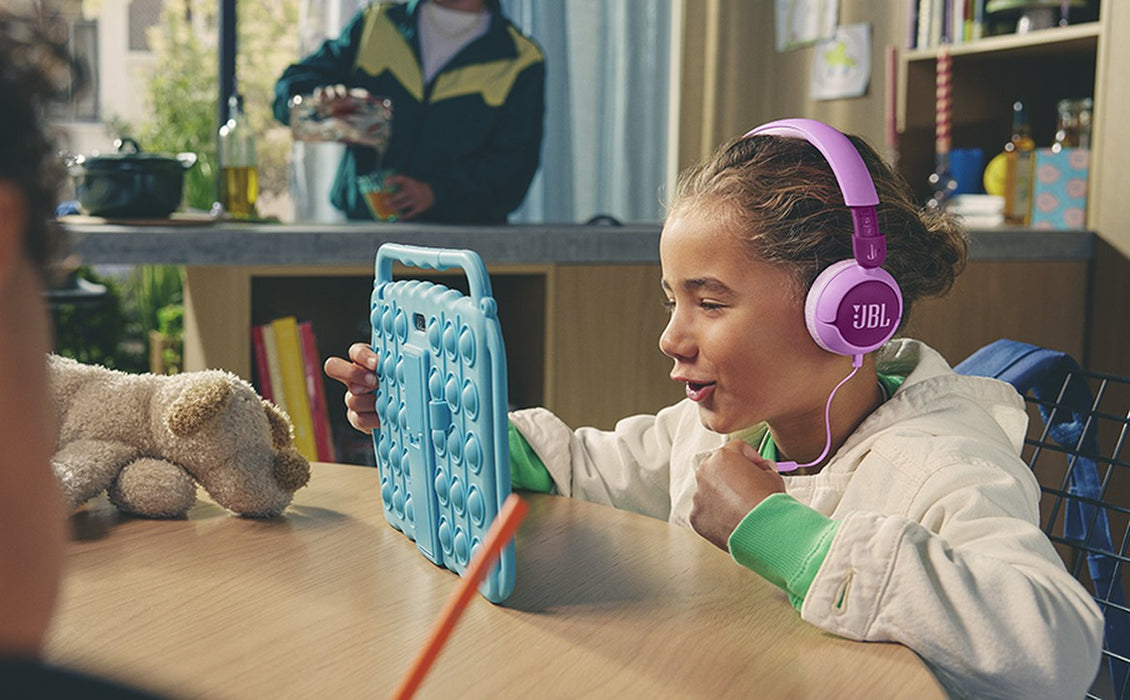 EAN 1200130015854 - JBL Junior 320 Auriculares Alámbrico Diadema Llamadas/Música Púrpura imagen 9