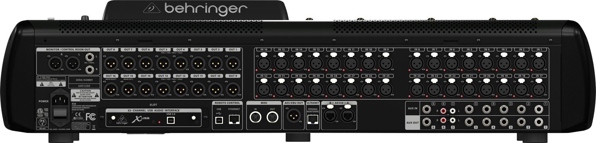 EAN 4033653013857 - Behringer X32 mezclador DJ 40 canales 10 - 22000 Hz Negro imagen 2
