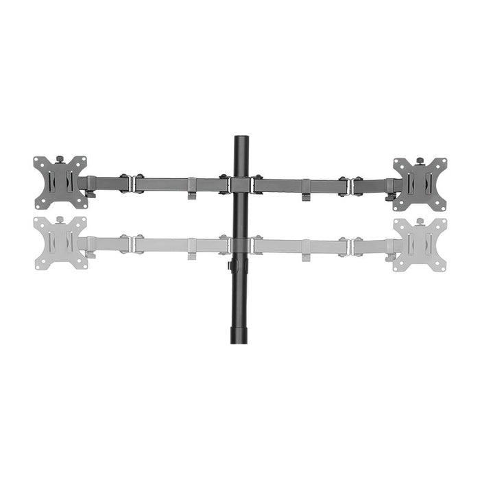 EAN 4052792046519 - LogiLink BP0046 soporte para monitor 81,3 cm (32") Escritorio Acero inoxidable imagen 2