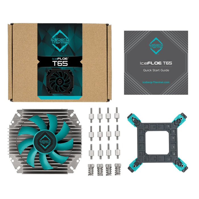 EAN 1230000071307 - Iceberg Thermal IceFLOE T65 Procesador Enfriador 8 cm Acero inoxidable 1 pieza(s) imagen 5