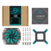 EAN 1230000071307 - Iceberg Thermal IceFLOE T65 Procesador Enfriador 8 cm Acero inoxidable 1 pieza(s) imagen 5
