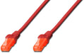 EAN 4016032315797 - Digitus CAT6 U-UTP 0.5m cable de red Rojo 0,5 m U/UTP (UTP) imagen 1