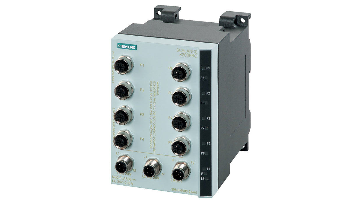 Siemens 6gk5208-0ha10-2aa6 Red Switch 10 - Switch - 0,1 Gbps