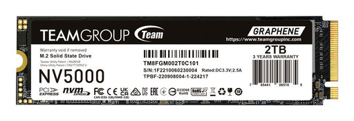 EAN 4711430808543 - Team Group NV5000 2 TB M.2 PCI Express 4.0 NVMe 3D NAND imagen 1