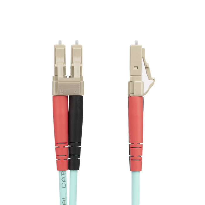 Startech.Com 450fblclc20 Cable De Fibra Optica 20 M Lc Om4 Color Aguamarina