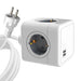 EAN 5704174884750 - Microconnect MC-CUBE015USB base múltiple 1,5 m 4 salidas AC Interior Blanco imagen 1