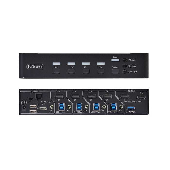 Startech.Com Startech - Kvm-/Audio-/Usb-Switch - 4 X Kvm/Audio/Usb