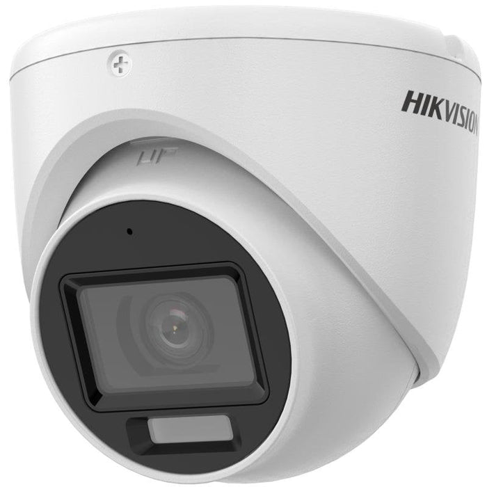 Hikvision Ds-2ce76u0t-Lmf(2.8mm) Cámara Turret Fija 4k Con Luz Híbrida Inteligente