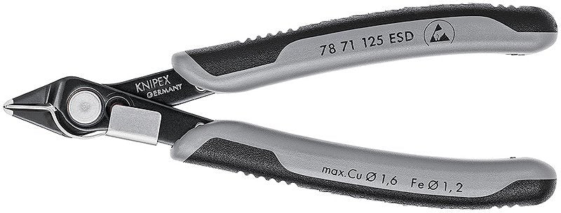 EAN 4003773025191 - Knipex 78 71 125 ESD alicate Alicate diagonal de corte imagen 1