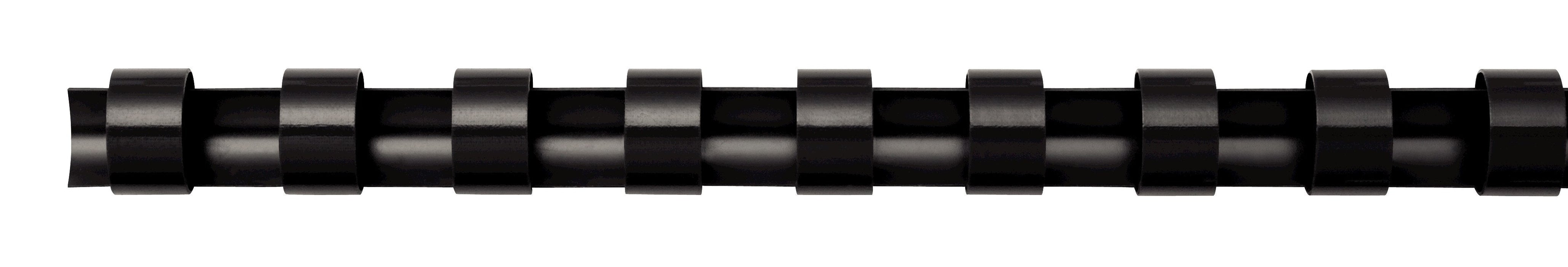 Fellowes Pack De 25 Canutillos Negros 14 Mm
