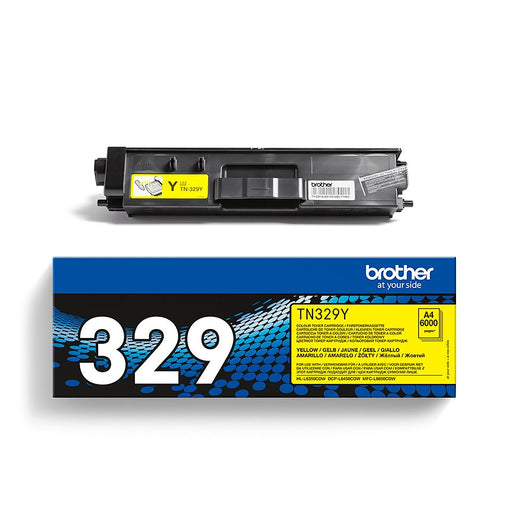 EAN 4977766735087 - Brother TN-329Y cartucho de tóner 1 pieza(s) Original Amarillo imagen 2