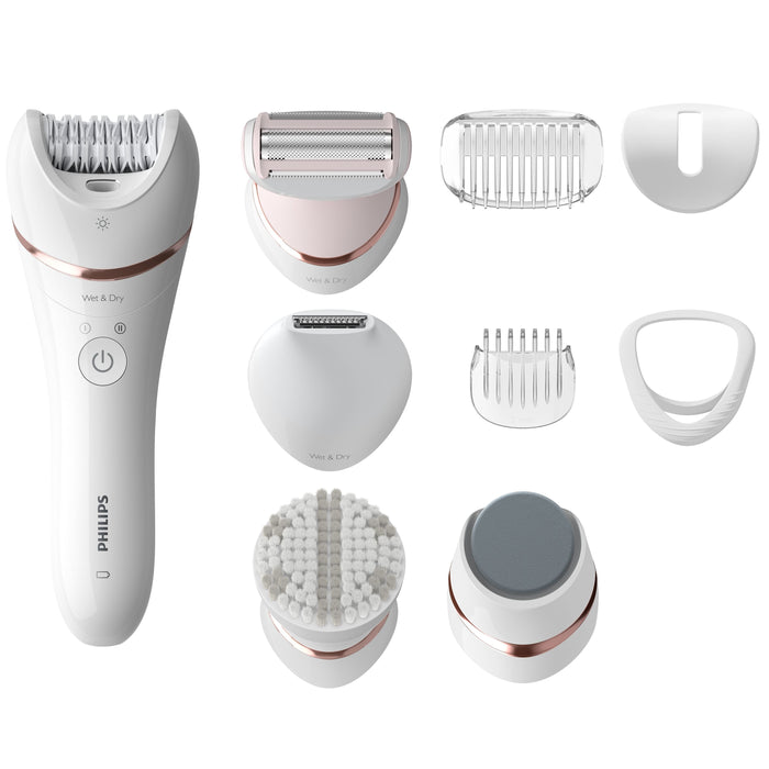 EAN 8710103935544 - Philips BRE740/10 depiladora Rosa, Blanco imagen 2