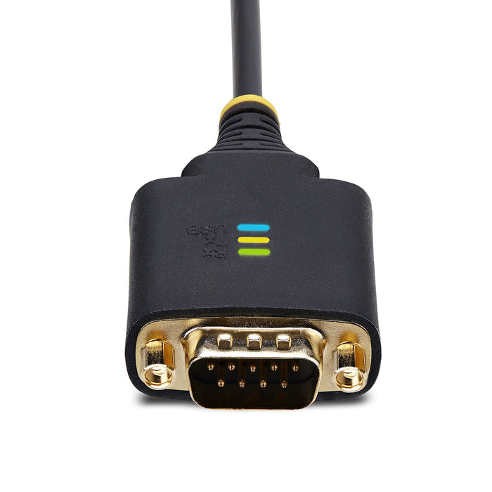 EAN 0065030898393 - StarTech.com 2P1FFC-USB-SERIAL cambiador de género para cable USB-A 2 x DB-9 RS-232 Negro, Gris imagen 4