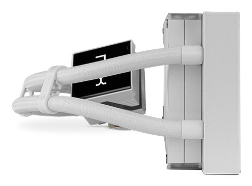 Refrigeracion Liquida Cpu  Nox M-360 Lcd 3xvent 120mm Pwm Argb Blanco