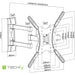 EAN 8051128100884 - Techly ICA-PLB 136E soporte para TV 139,7 cm (55") Negro imagen 3