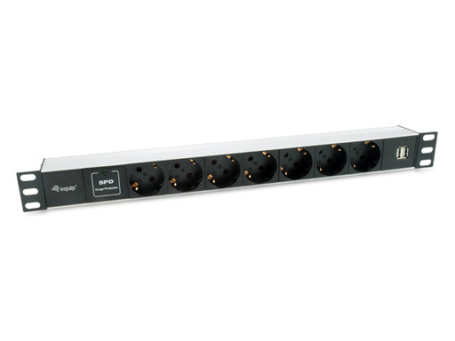 EAN 4015867223161 - Equip 333315 unidad de distribución de energía (PDU) 7 salidas AC 1U Negro, Plata imagen 1