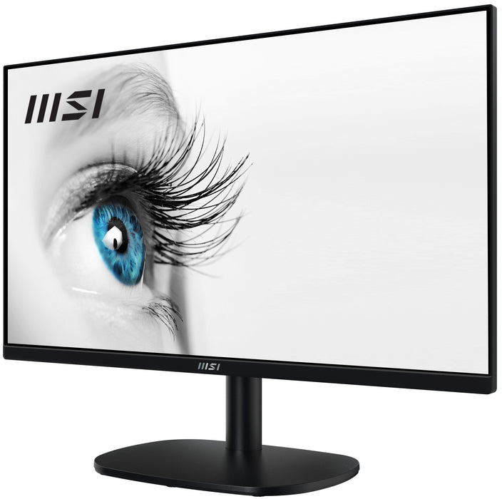 Monitor  Msi Pro Mp245vde, Led  23,8 "Negro, Fullhd, Va, Adaptive Sync, Hdmi, Vga, Panel 100hz 9s6-3pc0cm-003