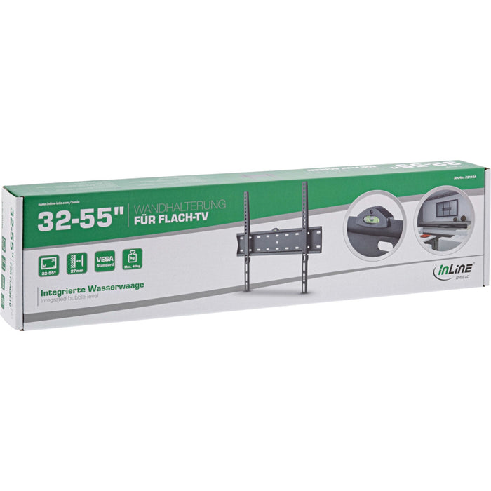 Soporte De Pared Inline Basic, Para Tv De Pantalla Plana De 81-140 Cm (32-55"), Máx. 40 Kg