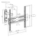 EAN 8435739902318 - AISENS WT65TSLE-321 soporte para TV 165,1 cm (65") imagen 7