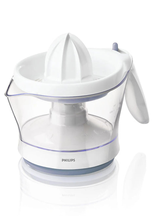 EAN 8710103159278 - Philips Viva Collection HR2744/40 prensa de cítricos eléctricos 0,6 L 25 W Azul, Blanco imagen 1