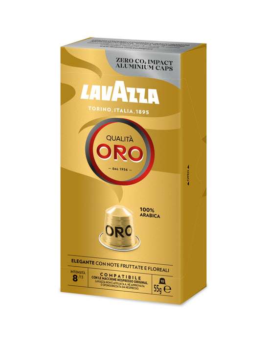 EAN 8000070053465 - Lavazza Qualità Oro Cápsula de café Tueste medio 10 pieza(s) imagen 1